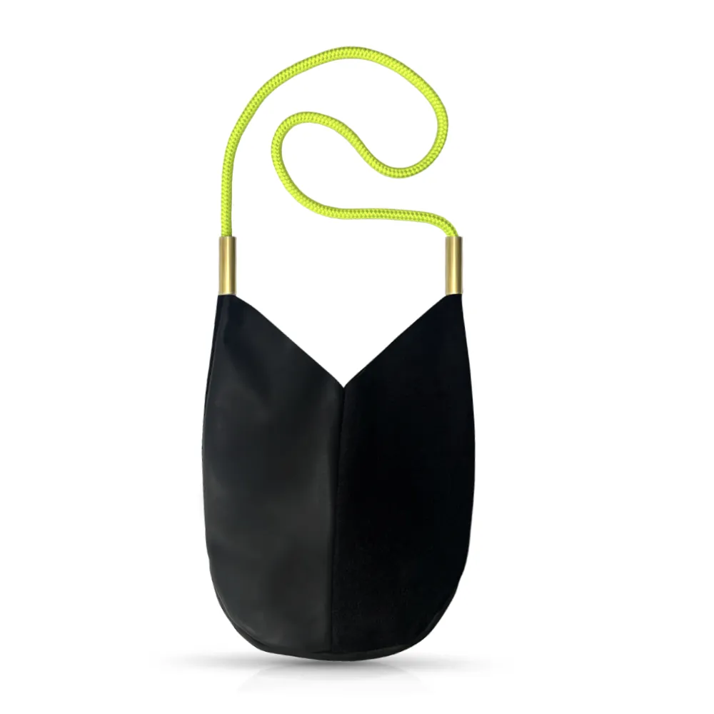 Mermaid Purse | in Black Leather