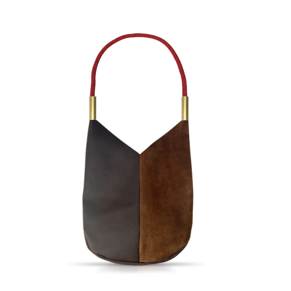 Mermaid Purse | in Brown Leather