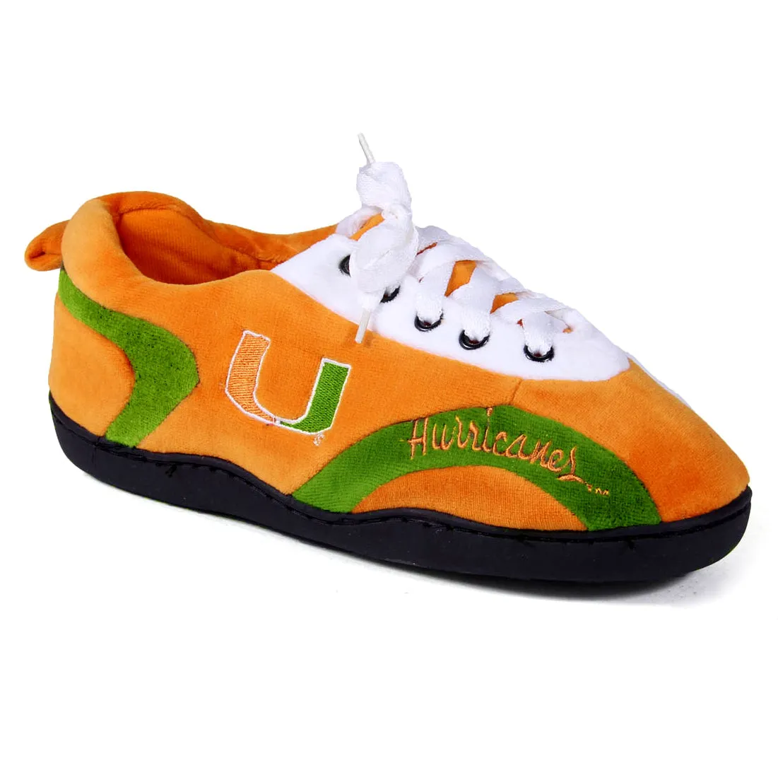 Miami Hurricanes All Around Rubber Soled Slippers