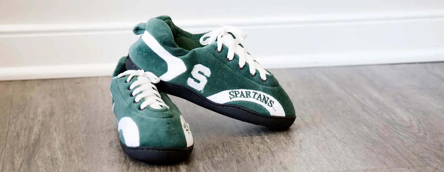 Michigan State Spartans All Around Rubber Soled Slippers