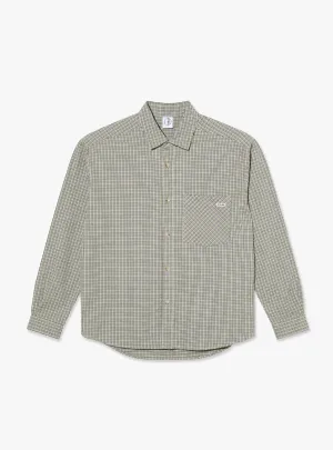 Mitchell Long Sleeve Shirt Creme Check