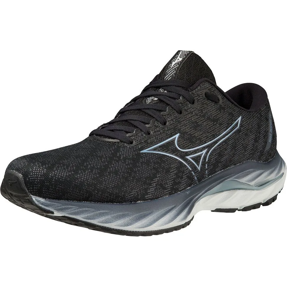 Mizuno Wave Inspire 19 WIDE FIT (2E) Mens Running Shoes - Black