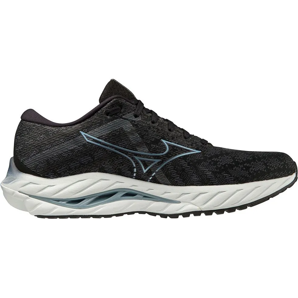 Mizuno Wave Inspire 19 WIDE FIT (2E) Mens Running Shoes - Black