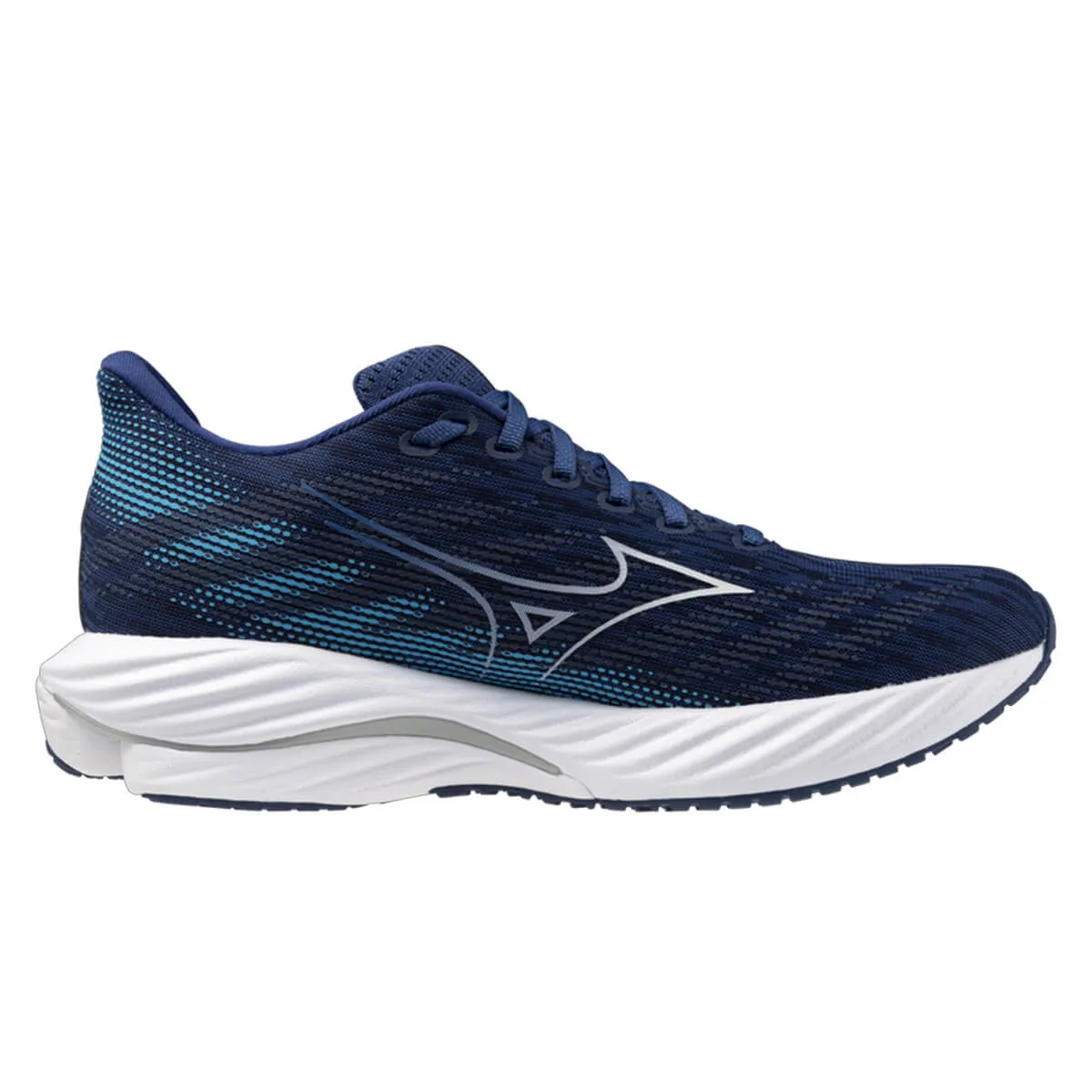 Mizuno Wave Rider 28 Mens | Estate Blue/white/river Blue