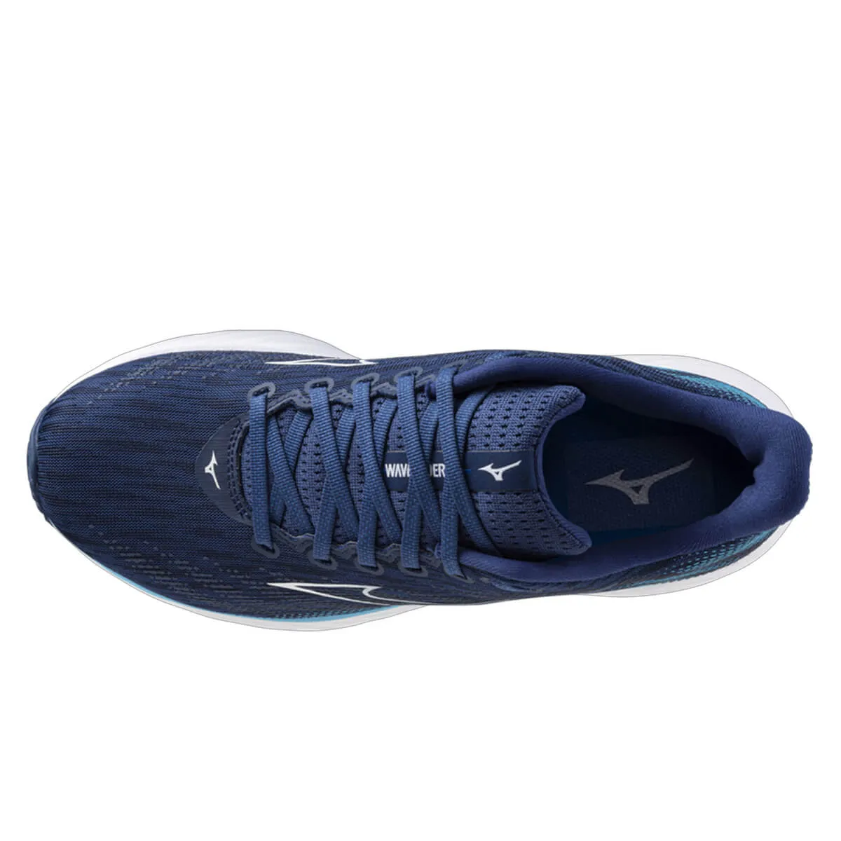 Mizuno Wave Rider 28 Mens | Estate Blue/white/river Blue