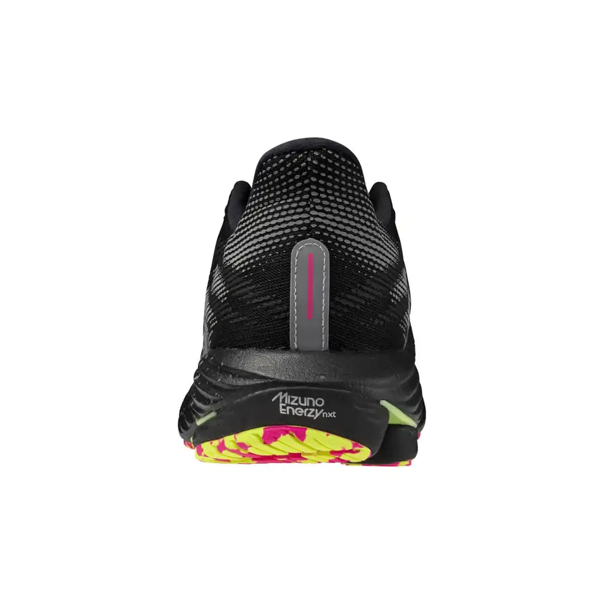 Mizuno Wave Rider 28 Unisex | Black/silver/sunny Lime