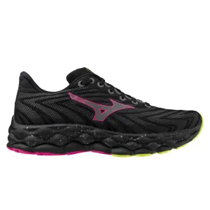 Mizuno Wave Sky 8 Unisex | Black/silver/pink Tetra