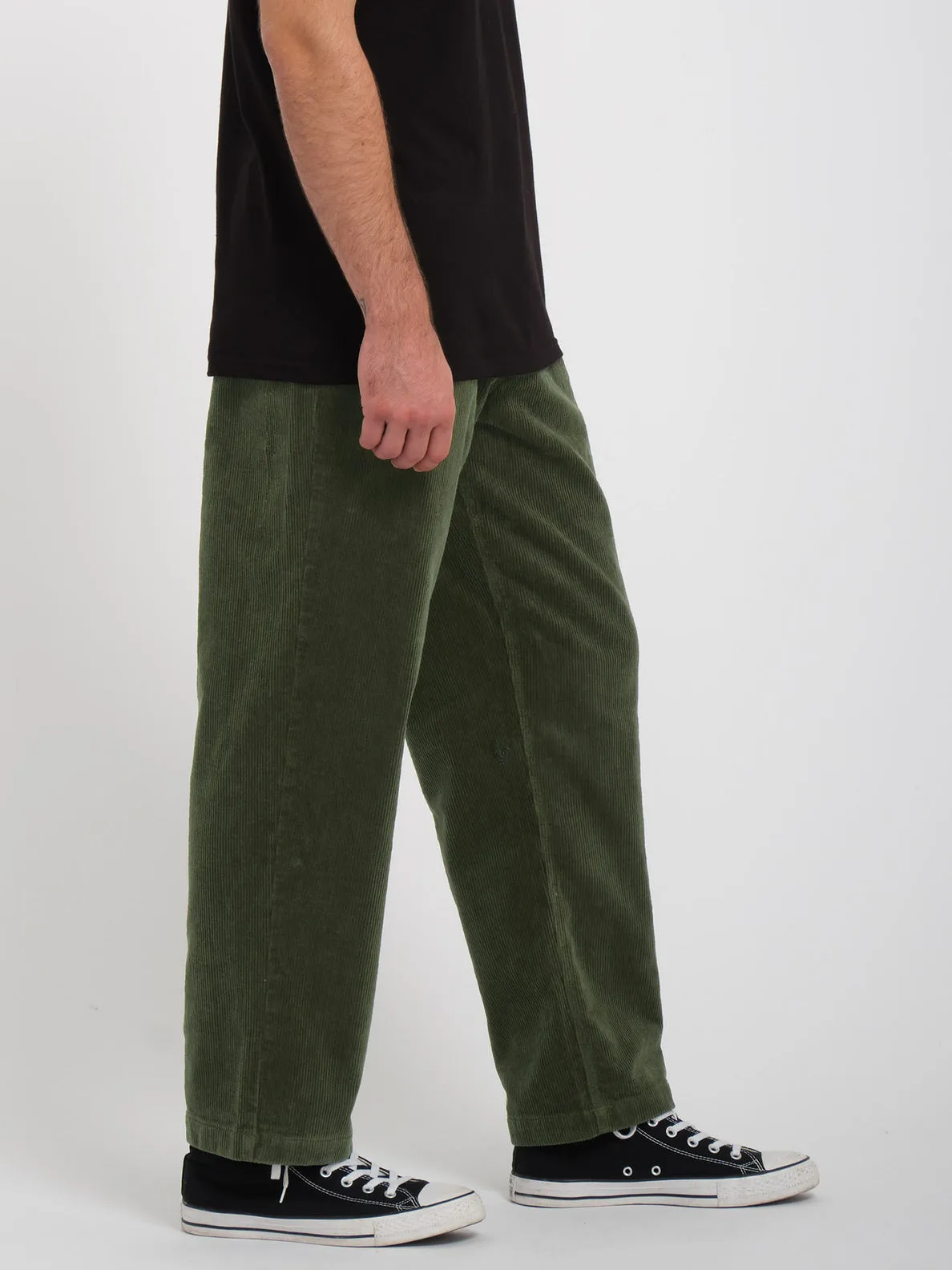 Modown Relaxed Tapered Trousers - SQUADRON GREEN