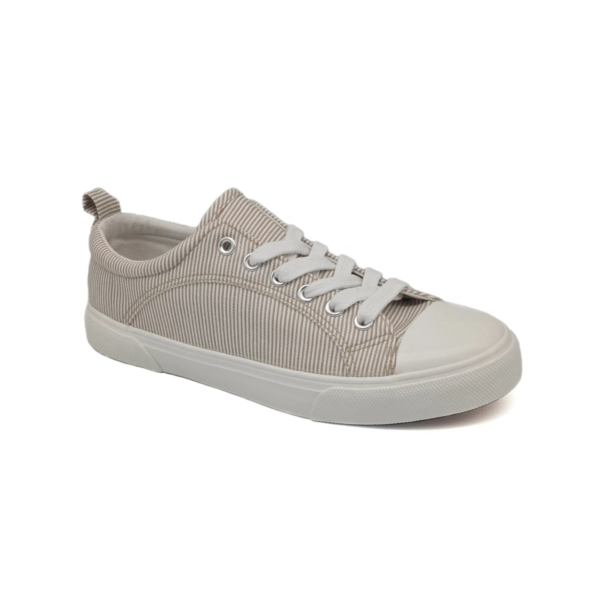 mySTYLE Women's Striped Canvas Lace-Up's