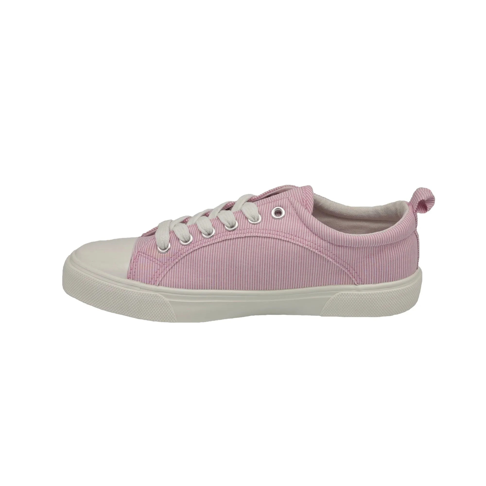 mySTYLE Women's Striped Canvas Lace-Up's