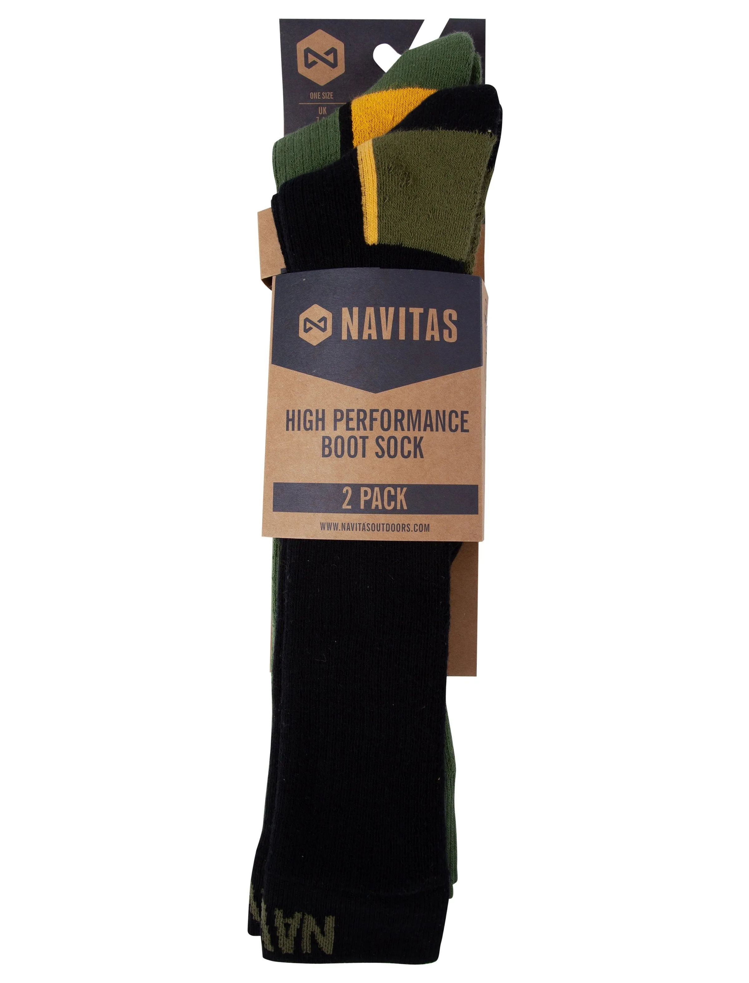 Navitas Coolmax Boot Sock Twin Pack 7-11