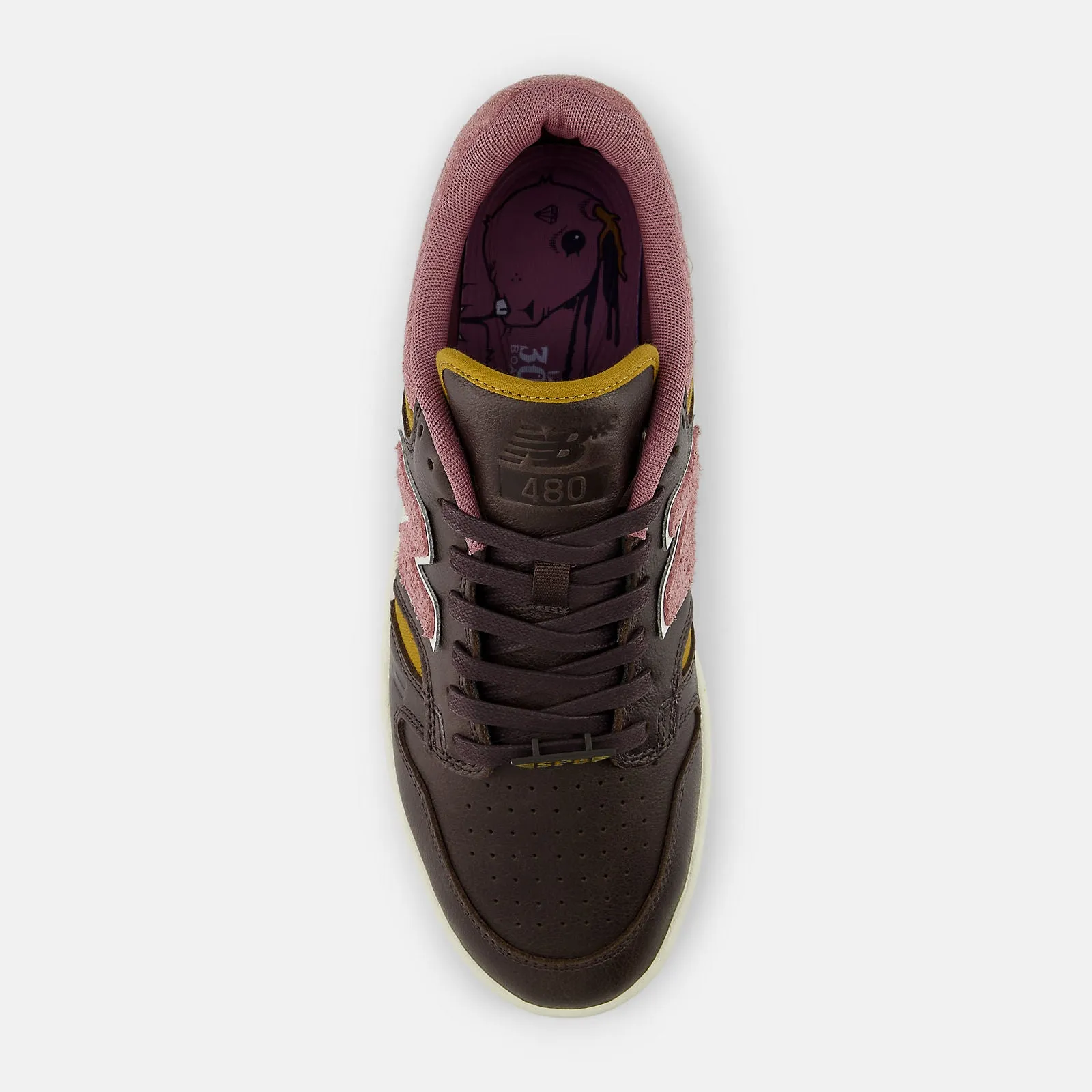 NEW BALANCE 480 BROWN/PINK