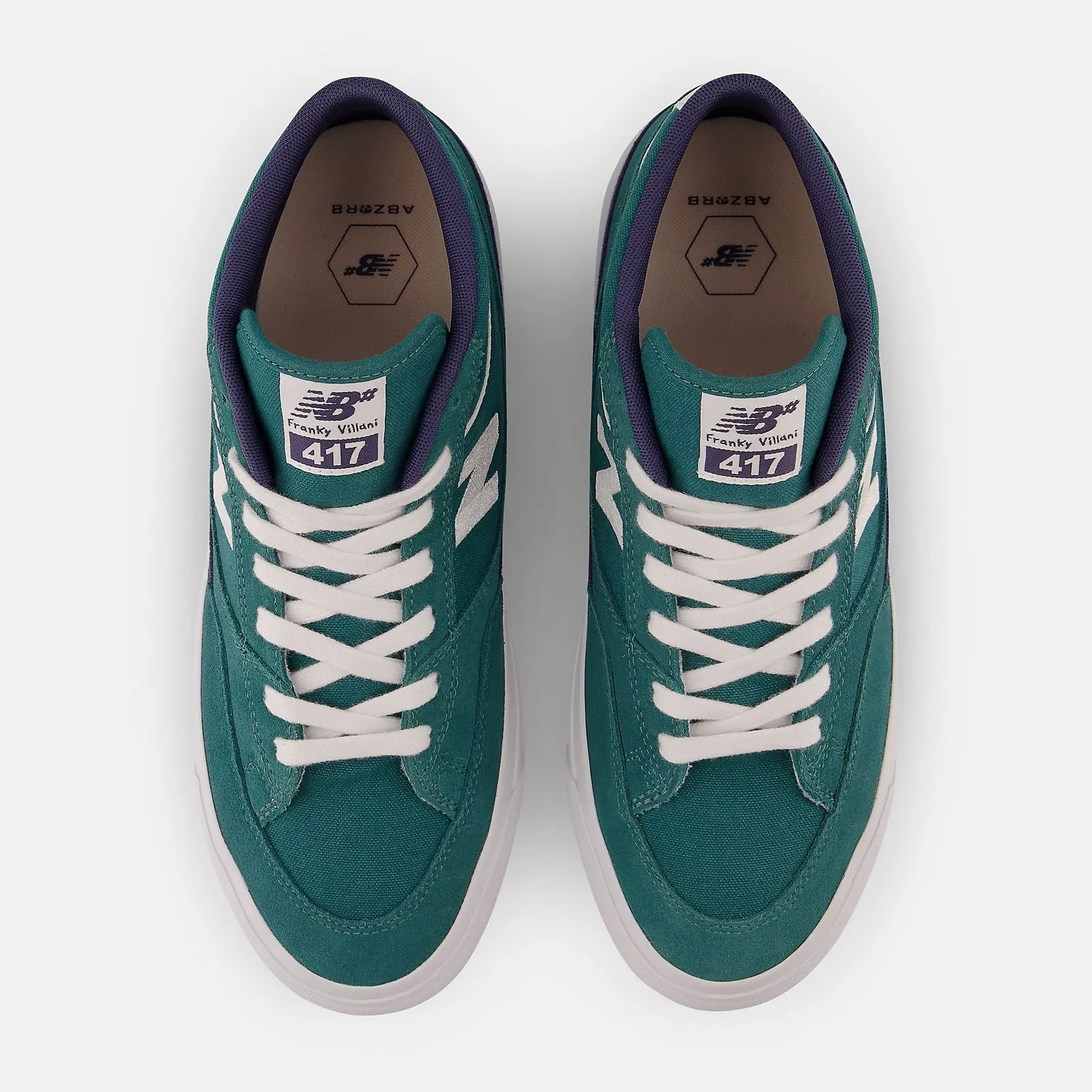 NEW BALANCE FRANKY VILLANI 417 VINTAGE TEAL/WHITE