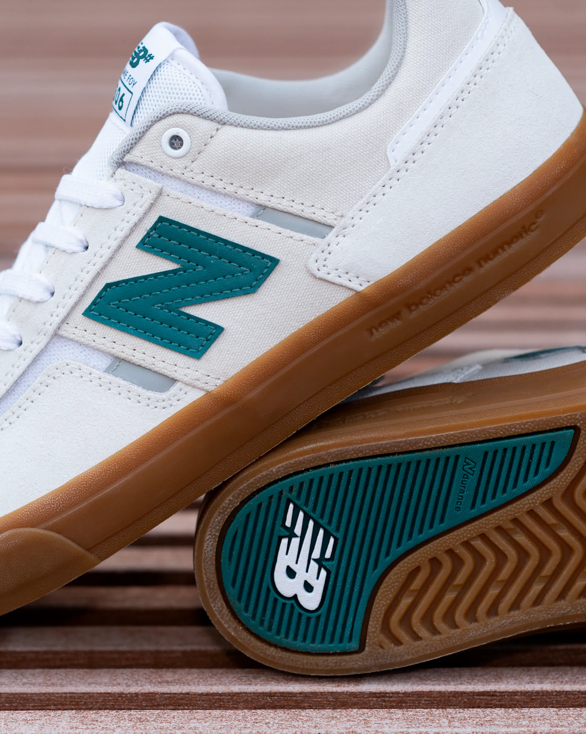 New Balance Numeric Jamie Foy 306 - Sea Salt / Green