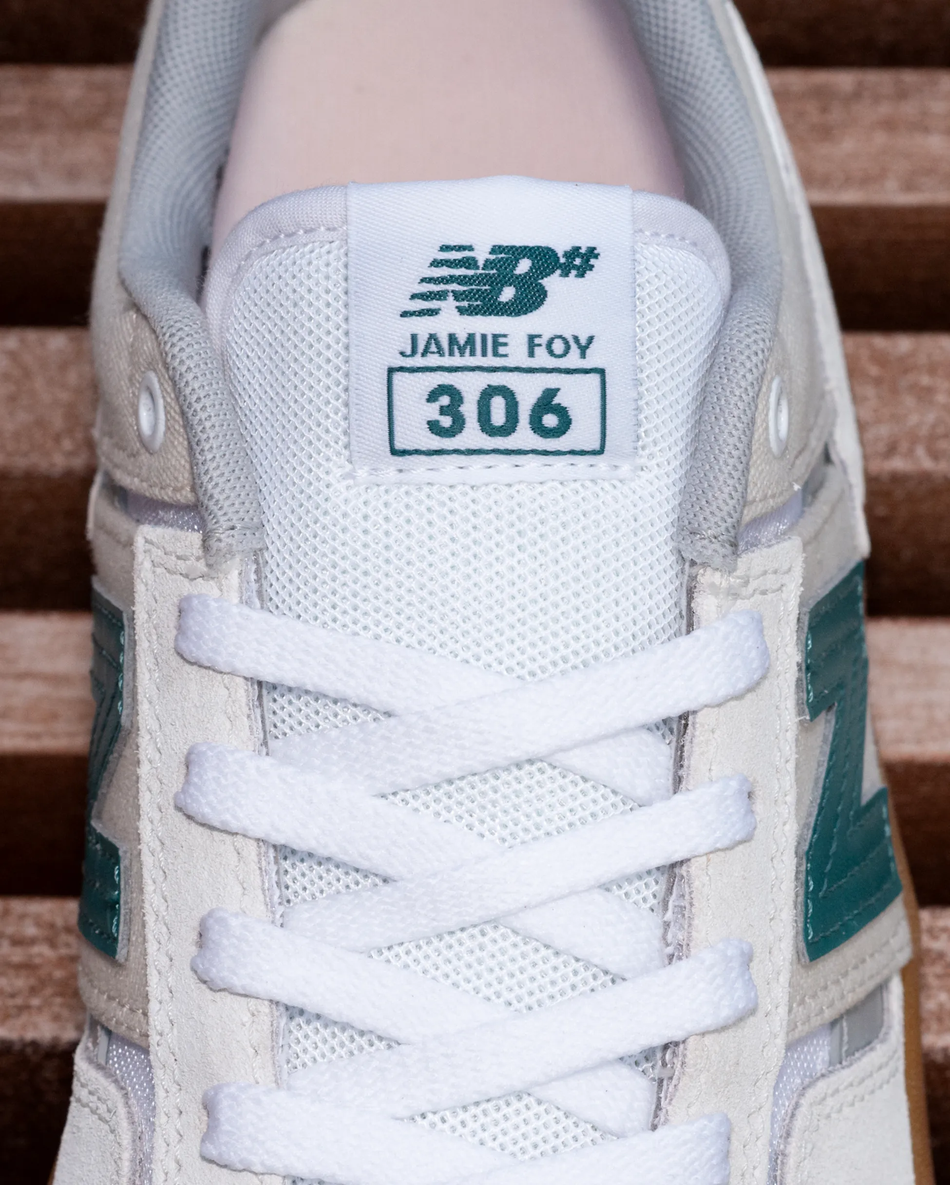 New Balance Numeric Jamie Foy 306 - Sea Salt / Green