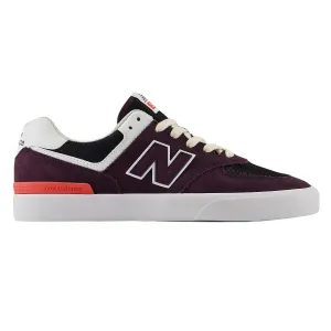 New Balance Numeric NM574 Skate Shoes - Plum/Brown/White