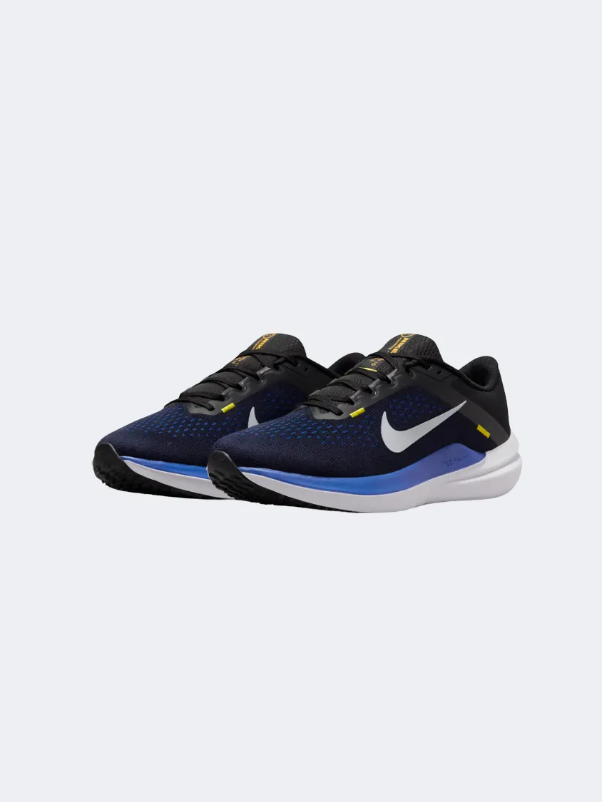 Nike Air Winflo 10 Men Running Shoes Black/Blue/Grey