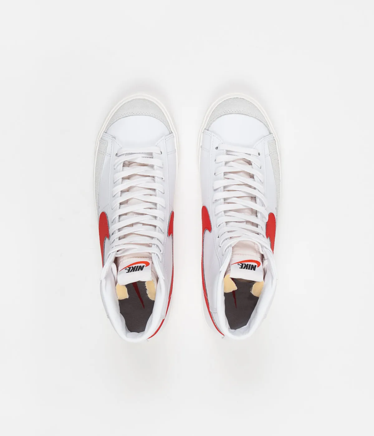 Nike Blazer Mid '77 Vintage Shoes - Habanero Red / Sail - White