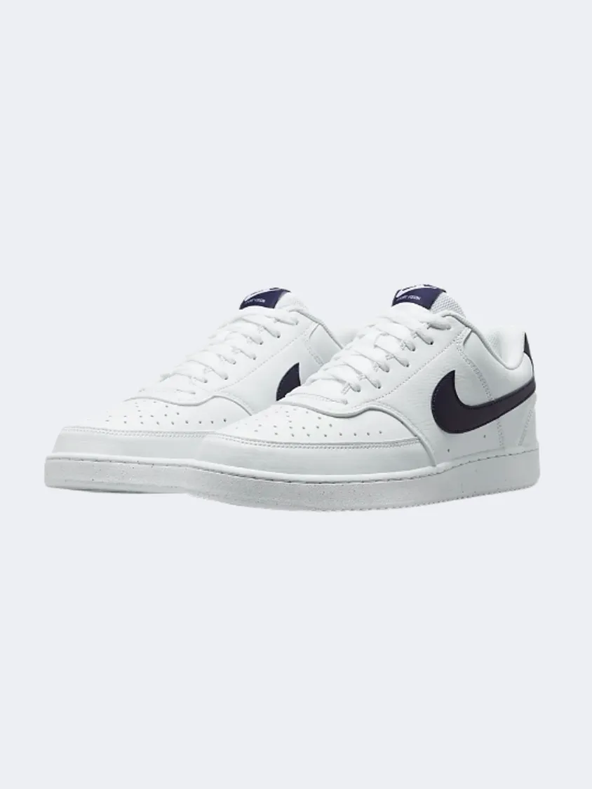 Nike Court Vision Low Men Lifestyle Espadrilles White/Navy