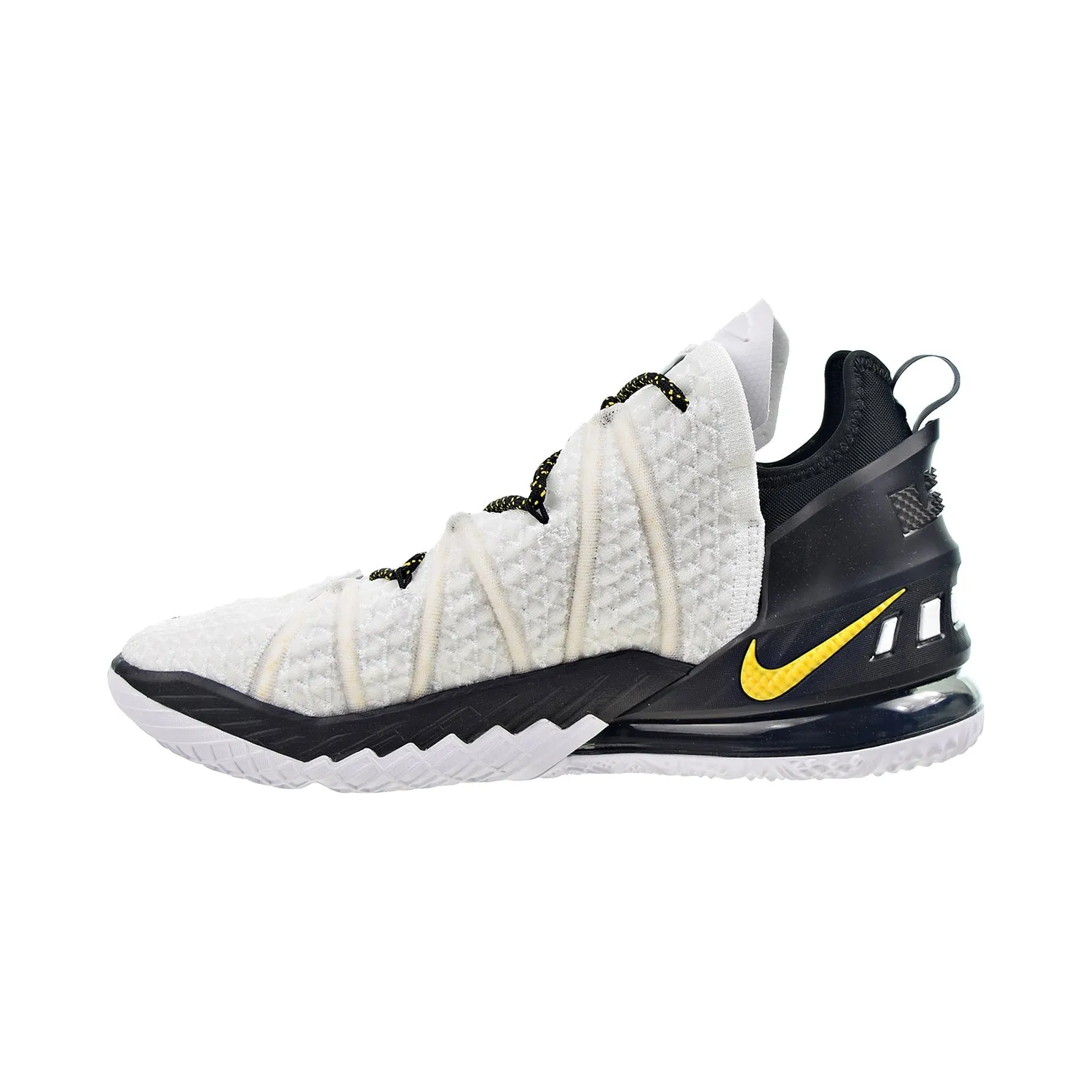 Nike Lebron XVIII 18 "Home" Men's Basketball Shoes White-Black-Amarillo