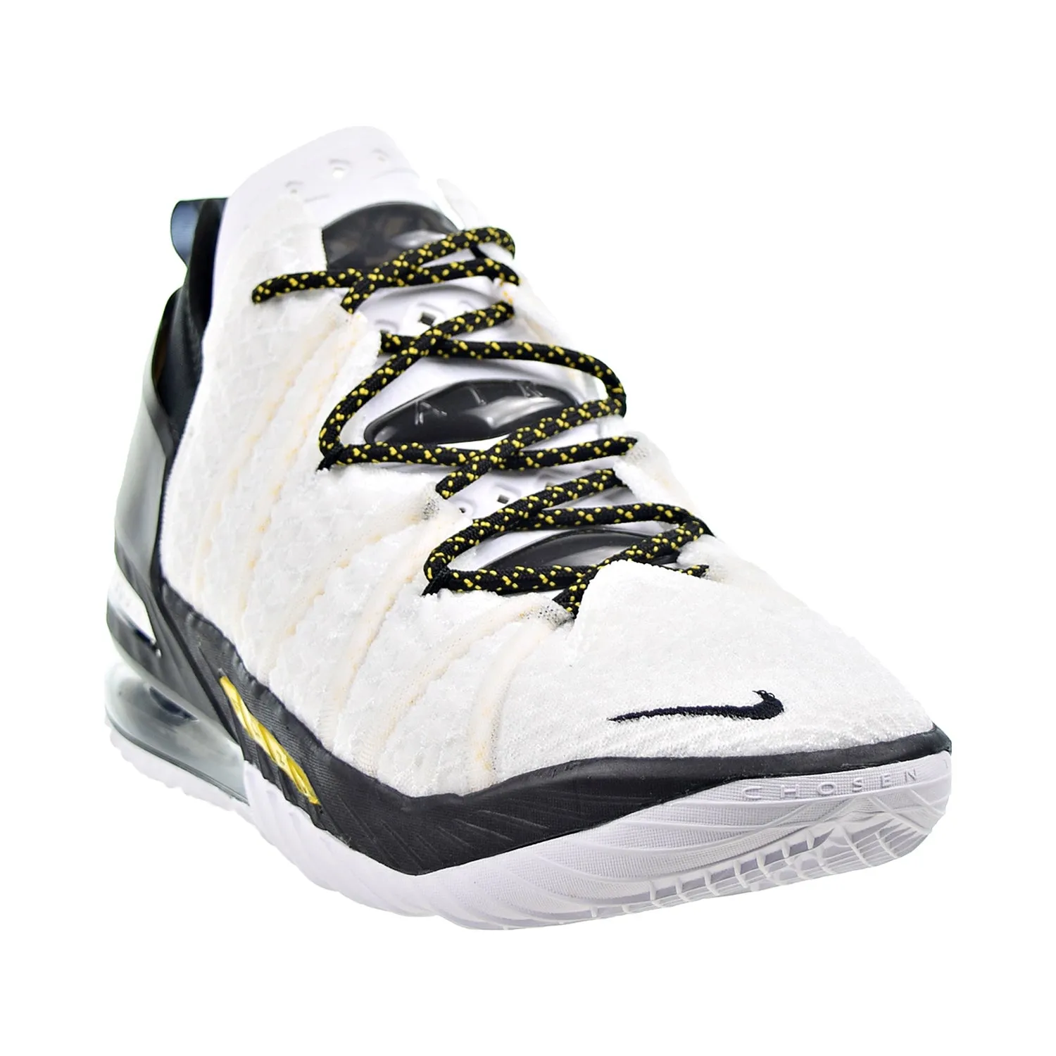 Nike Lebron XVIII 18 "Home" Men's Basketball Shoes White-Black-Amarillo