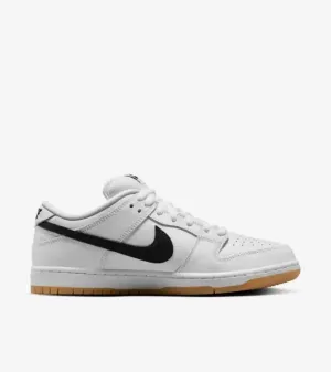 Nike SB Dunk Low Sneakers - White and Gum Light Brown (*Excluded from the Free shipping offer*)