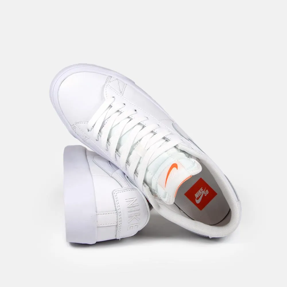 Nike SB - 'Orange Label' GT Blazer Low Shoes - White / White