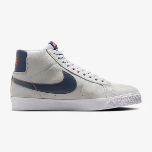 Nike SB Zoom Blazer Mid Skate Shoes - Wolf Grey/Cosmic Clay/White/Midnight Navy