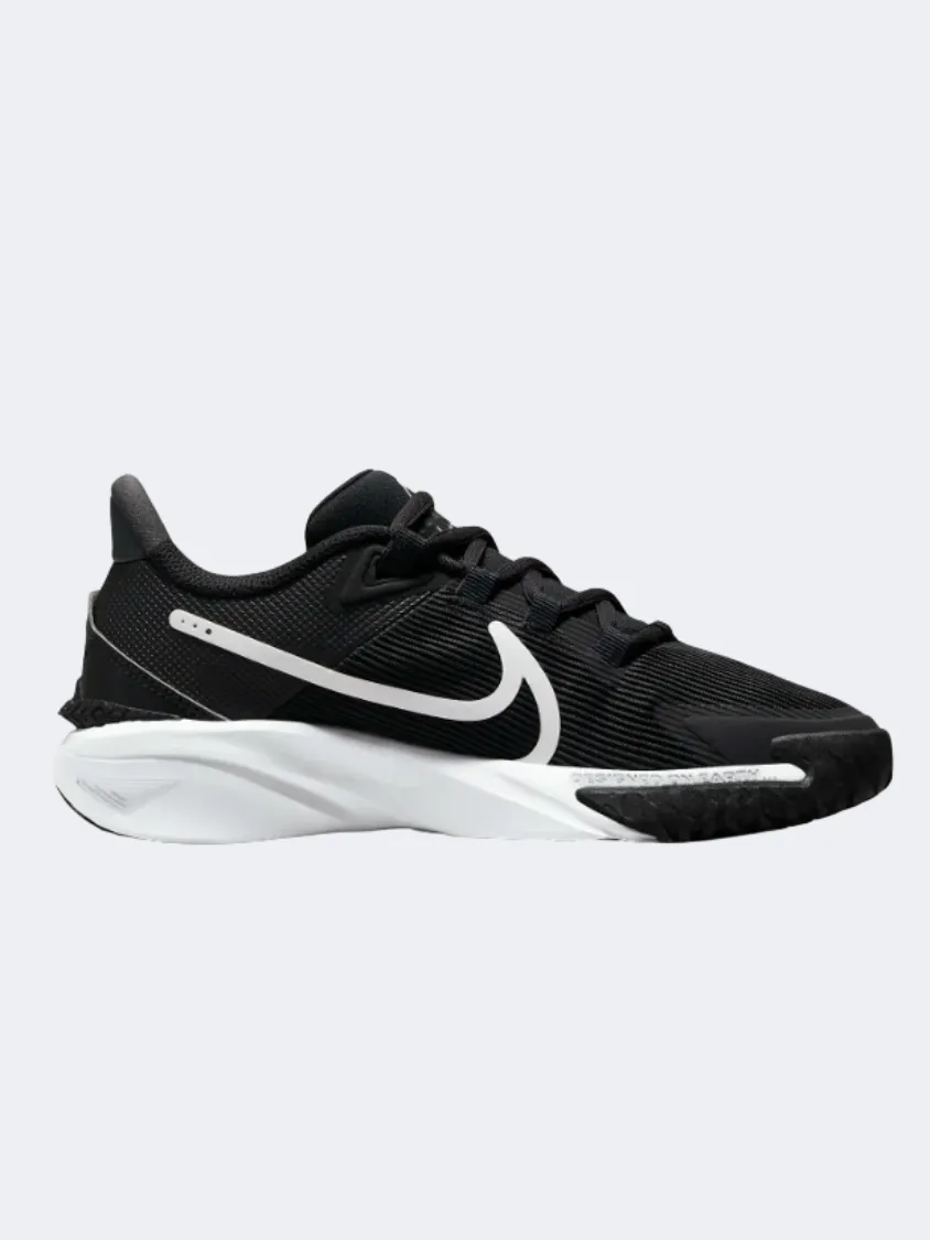 Nike Star Runner 4 Next Nature Gs Boys Running Shoes Black/White