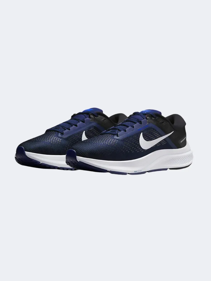 Nike Structure 24 Men Running Shoes Navy/Black