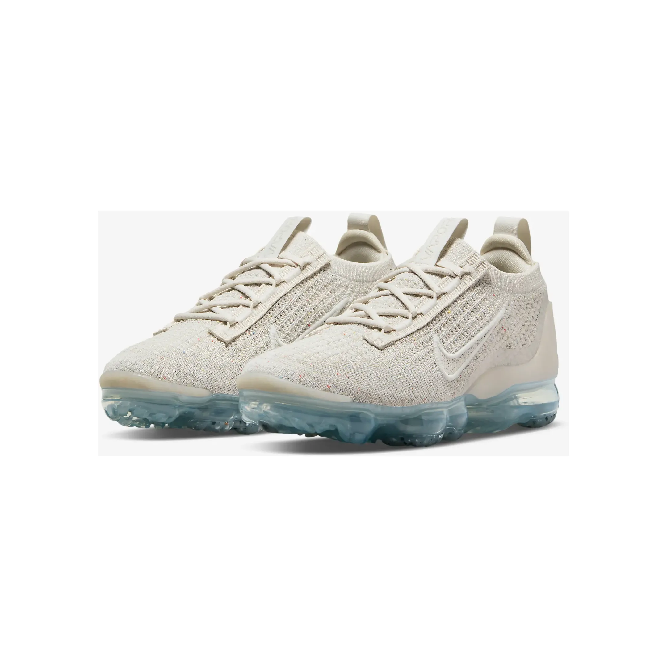 Nike Women's Air VaporMax 2021 Flyknit Shoes - Phantom / Summit White / Metallic Silver / Phantom