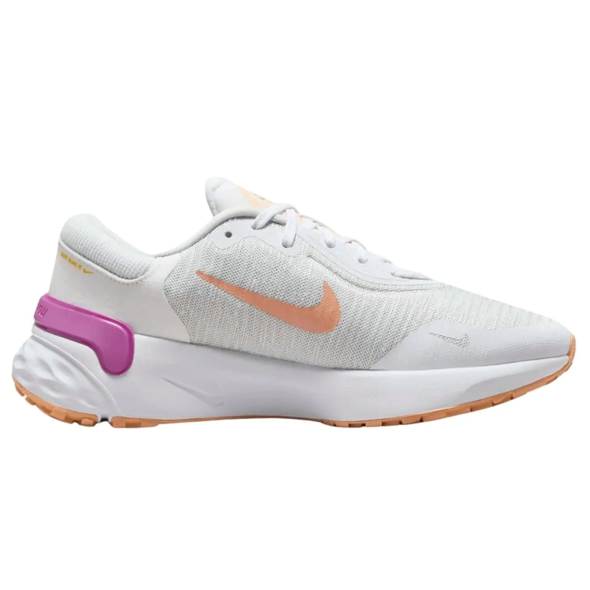 NIKE WOMEN'S RENEW RUN 4 WHITE/PINK ROAD RUNNING SHOES