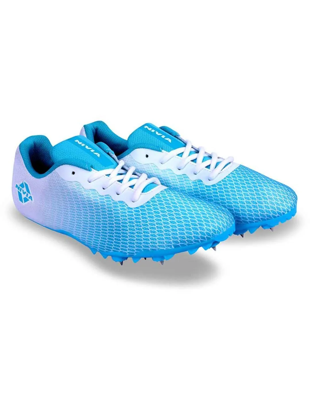 Nivia Stride 2.0 Athletic Spikes Track & Field Shoes Blue