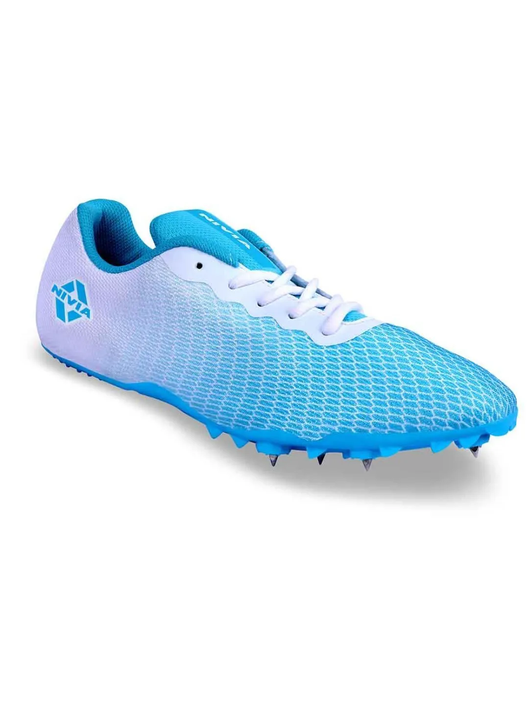 Nivia Stride 2.0 Athletic Spikes Track & Field Shoes Blue