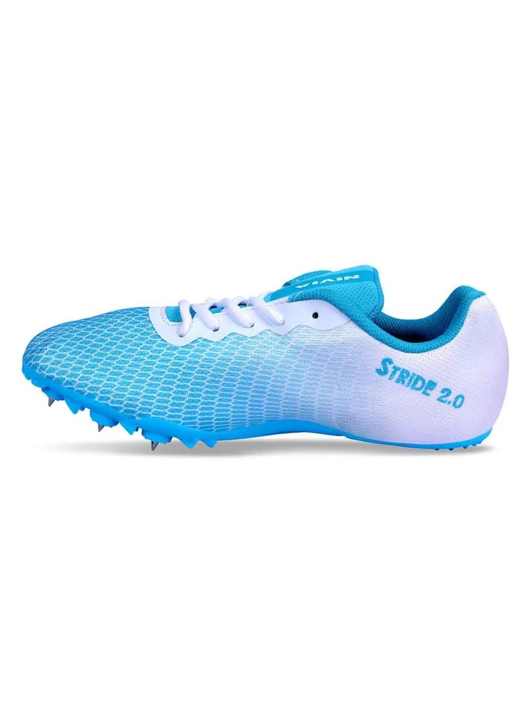 Nivia Stride 2.0 Athletic Spikes Track & Field Shoes Blue