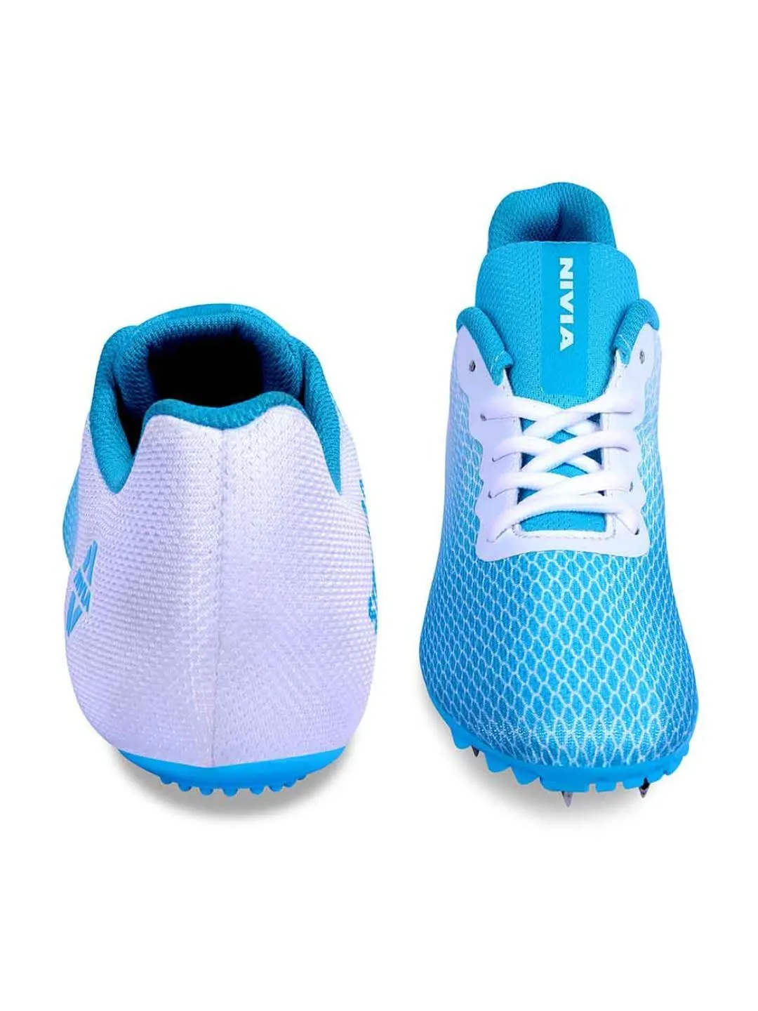 Nivia Stride 2.0 Athletic Spikes Track & Field Shoes Blue