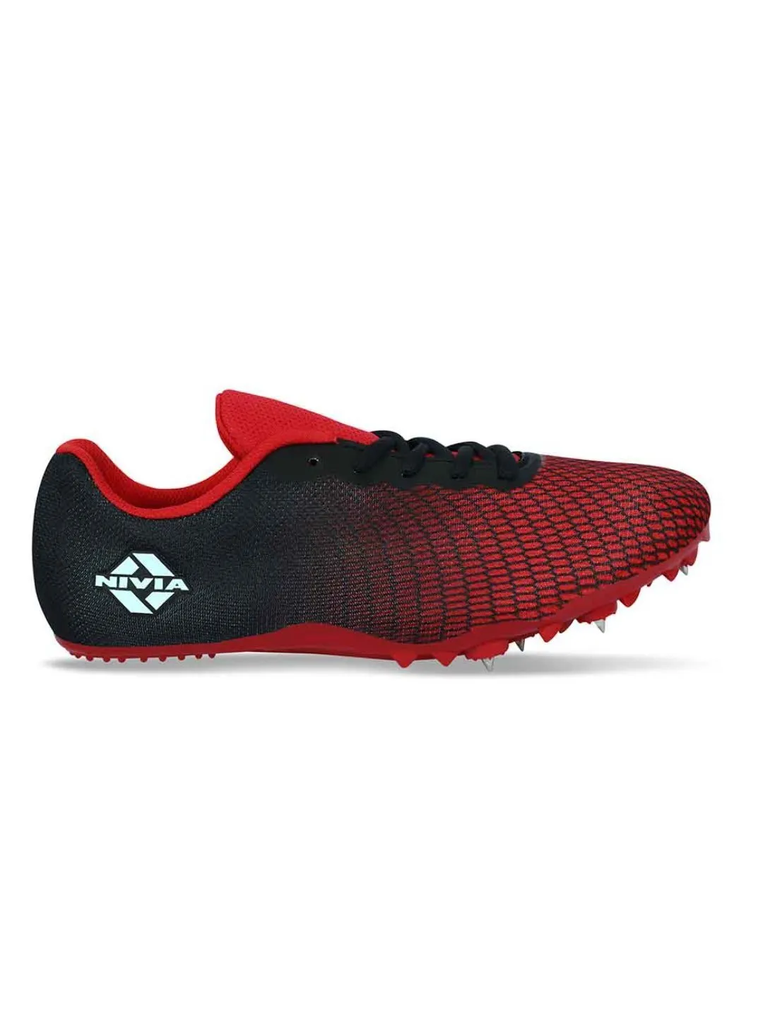 Nivia Stride 2.0 Athletic Spikes Track & Field Shoes Red