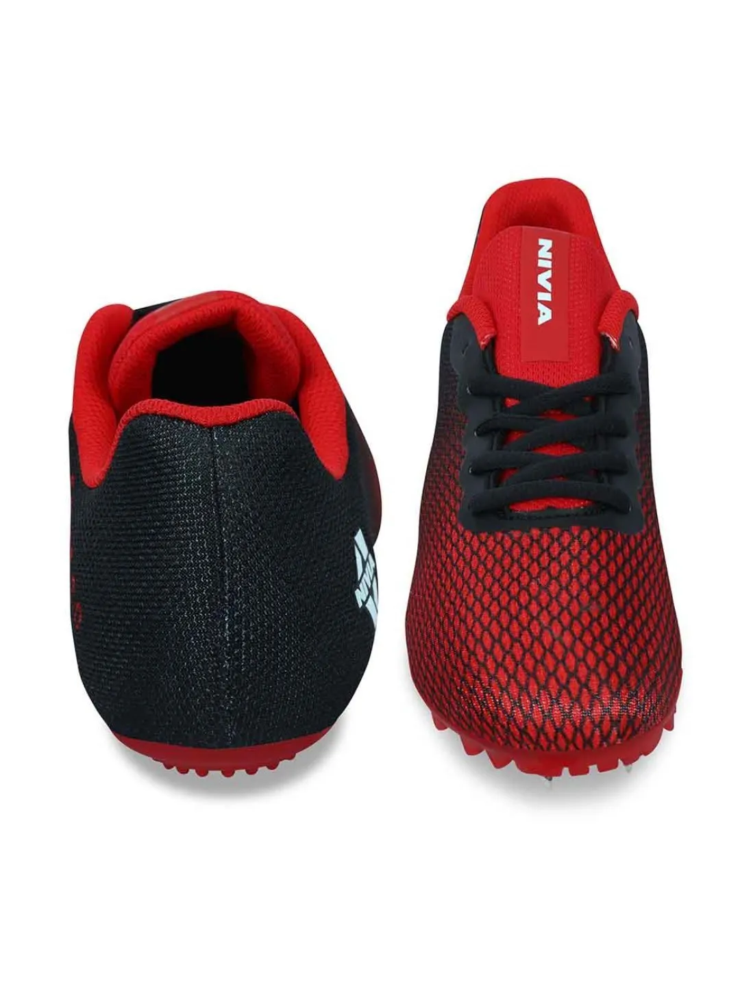 Nivia Stride 2.0 Athletic Spikes Track & Field Shoes Red