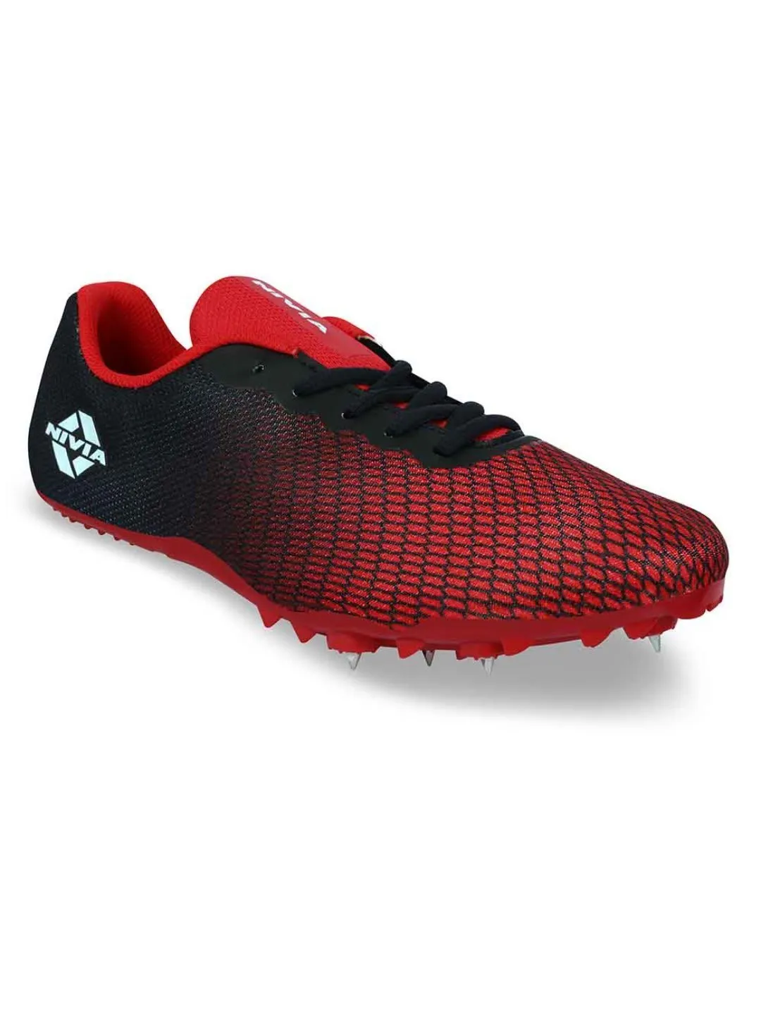 Nivia Stride 2.0 Athletic Spikes Track & Field Shoes Red