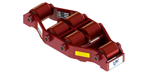 Non Tilt Rigid Utility Skate HUM-HD-50-P | 20 Ton Capacity - Polyurethane Rollers