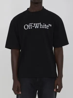 Off White Big Bookish Skate Cotton T-shirt