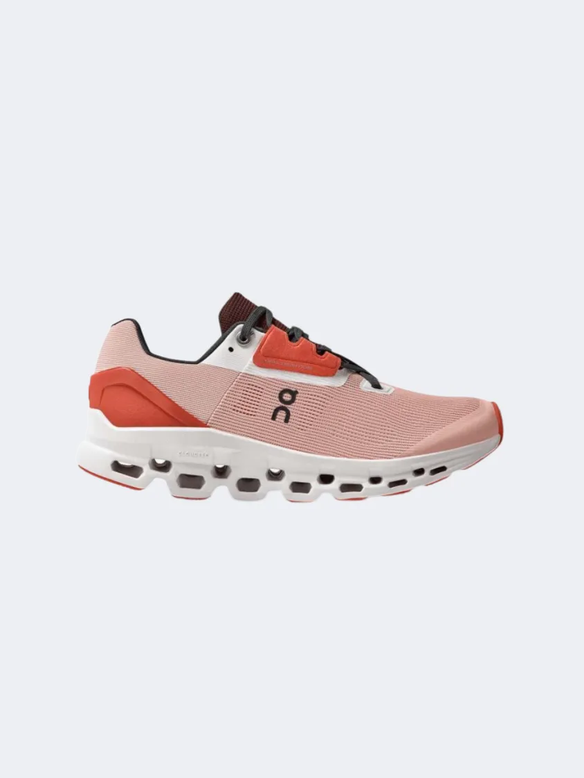 On Cloudstratus 2 Women Running Shoes Rose/Red