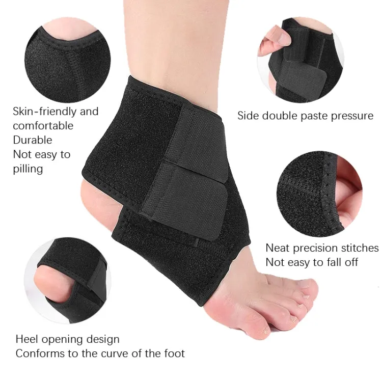 Outdoor Sports Anti-Strained Fixed Rehabilitation Ankle Support, Size: L Right