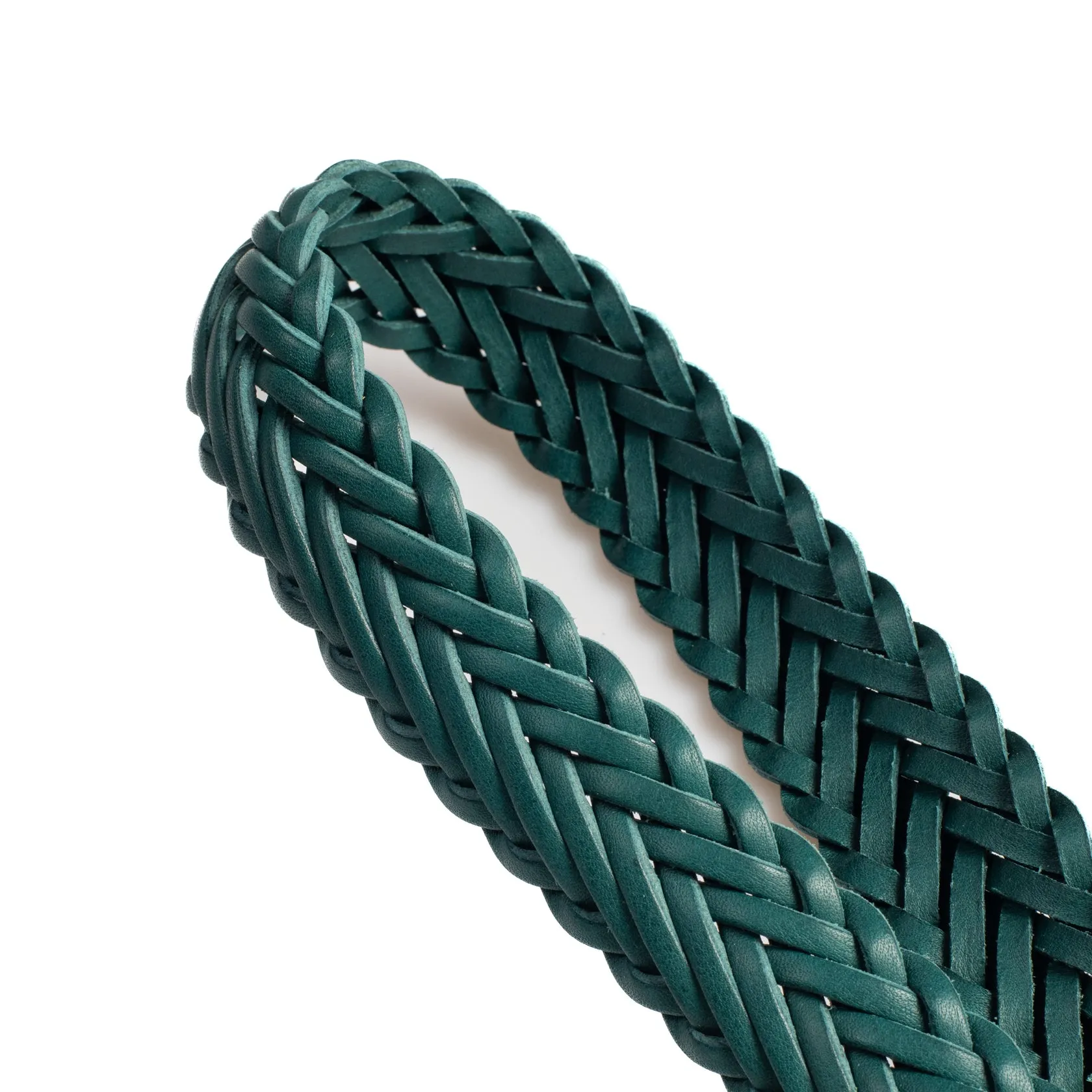 Plaited Belt - Teal Badalassi Minerva Box