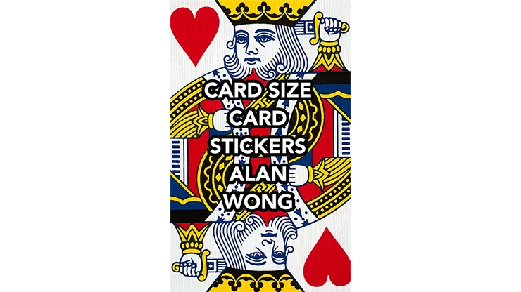 POKER Size Card Stickers by Alan Wong - Trick