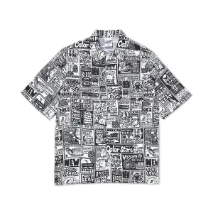 POLAR SKATE CO CLASSIFIEDS SHIRT - BLACK / WHITE