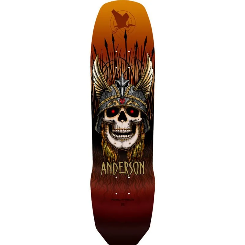 Powell Peralta 8.45" x 31.8" Pro Andy Anderson Heron 7-Ply Maple Rust Skateboard Deck