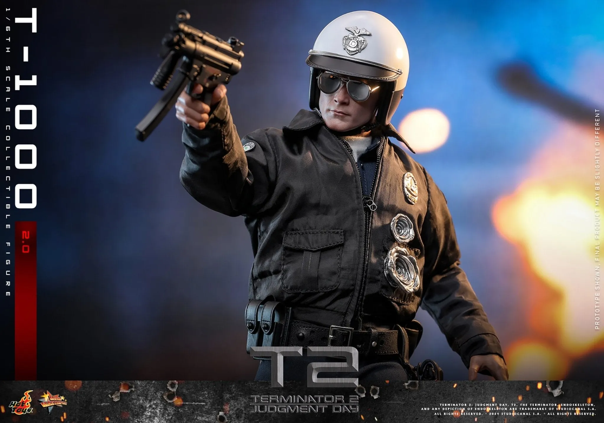 PRE-ORDER: Hot Toys Terminator 2: Judgment Day T-1000 (2.0) Sixth Scale Figure