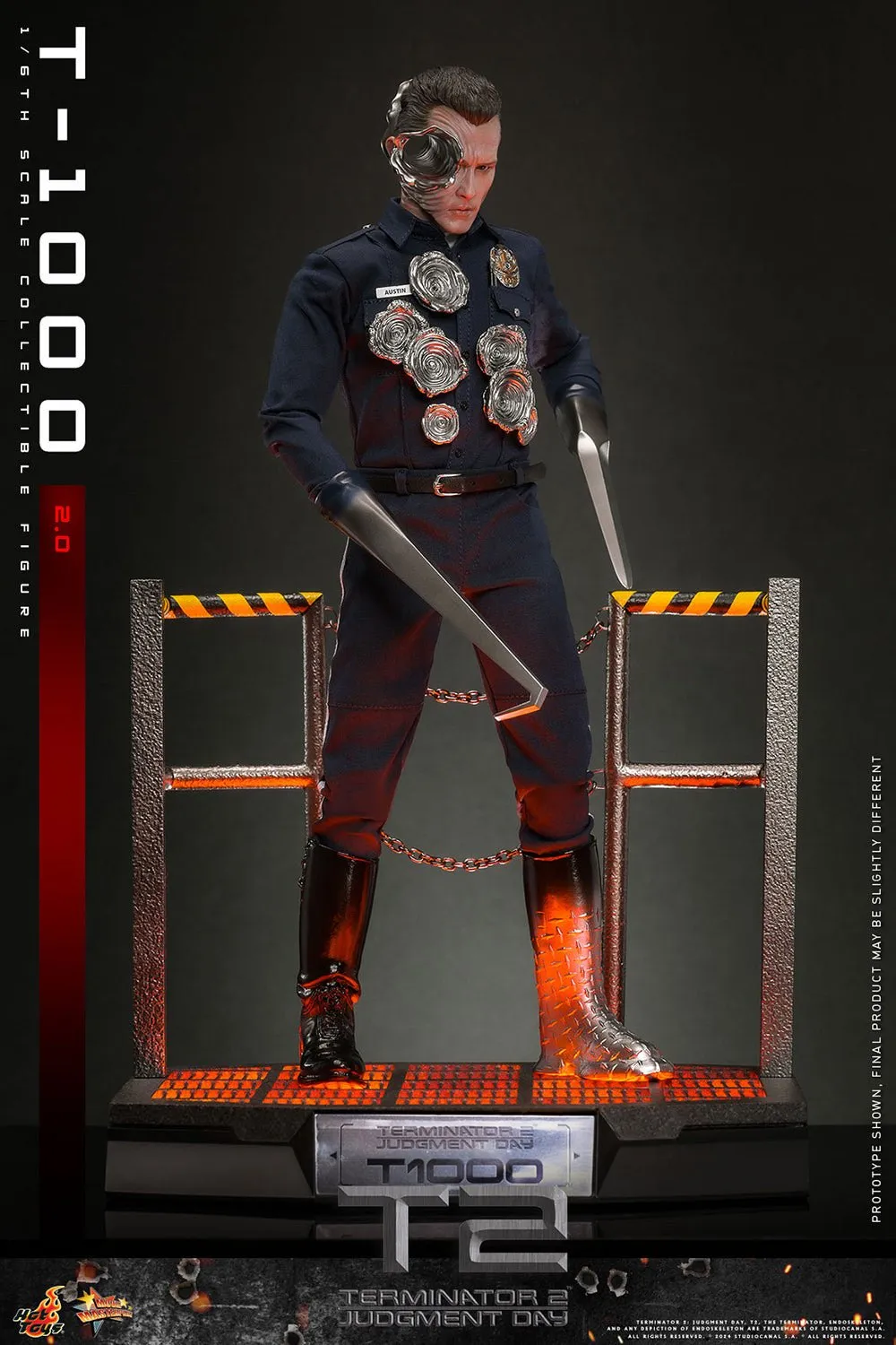 PRE-ORDER: Hot Toys Terminator 2: Judgment Day T-1000 (2.0) Sixth Scale Figure