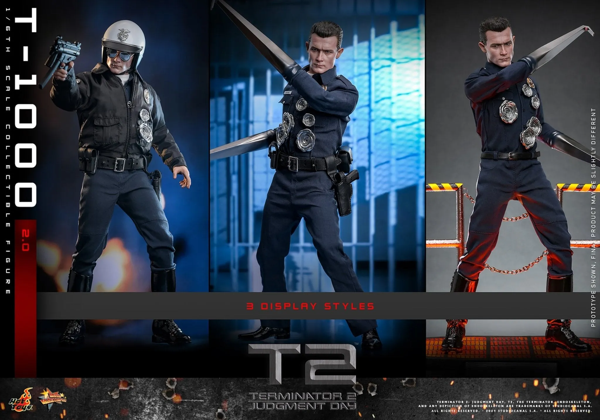 PRE-ORDER: Hot Toys Terminator 2: Judgment Day T-1000 (2.0) Sixth Scale Figure